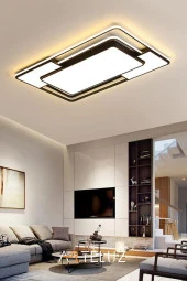 ARTELUZ DİKDÖRTGEN MODEL MODERN PLAFONYER AVİZE (90X60 CM) thumbnail 3