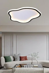 ARTELUZ ASİMETRİK MODEL MODERN PLAFONYER AVİZE (50 CM) thumbnail 2