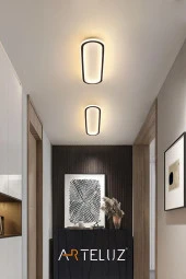 ARTELUZ UZUN ELİPS MODEL MODERN PLAFONYER AVİZE (50X16 CM) - 3