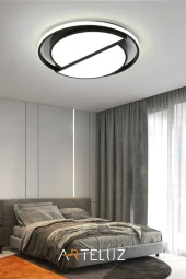 ARTELUZ KESİK YUVARLAK MODEL MODERN PLAFONYER AVİZE (50 CM) - 5