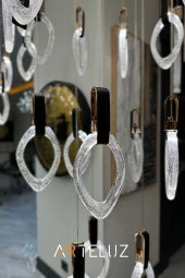 ARTELUZ Luxury Deri Detaylı Model Modern Avize thumbnail 2