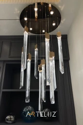 ARTELUZ Luxury Buz Kırığı Model Modern Avize - 2