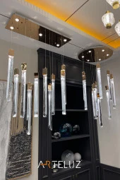 ARTELUZ Luxury Buz Kırığı Model Modern Avize - 5