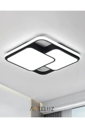 ARTELUZ Modern Şık Plafonyer Led Avize Tavan Model 3 Renk Avize Salon Led Lambası Kumandalı thumbnail 5
