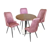 Karanfil Werzalit Yuvarlak - Çırağan Masa Takımı (Q90) - Pembe - 1