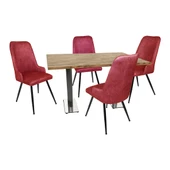 Karanfil Laminat - Çırağan Masa Takımı - Pembe - 1