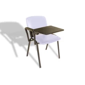 Form Hareketli Kollu Konferans Sandalyesi - Beyaz - 1