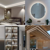 neeko Neon Esnek Şerit Led Tak Çalıştır Kumandalı - Beyaz 3 Metre - 5