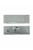 Toshiba ile Uyumlu Satellite C55-C-199, C55-C-19C, C55-C-19K, C55-C-19L Notebook Klavye Beyaz TR - 1