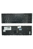 Toshiba ile Uyumlu Satellite C55-C-149, C55-C-14D, C55-C-14G, C55-C-16W Işıklı Klavye Siyah TR - 1