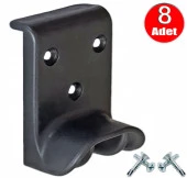 Baza Yatak Kenar Tutucu Denge Takozu Plastik 40mm Kapak Stoperi Aparatı -8 Adet thumbnail 1