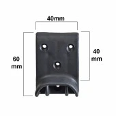 Baza Yatak Kenar Tutucu Denge Takozu Plastik 40mm Kapak Stoperi Aparatı -8 Adet thumbnail 2