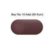 Bay-Tec Cırt Zımpara  60 Kum 115 mm 10 Adet - 3