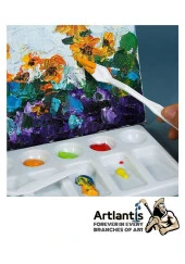 Plastik Spatül 5 Li Set Resim Ve Heykel Plastik Spatula Esnek Plastik Palet Bıçağı 1 Paket - 6