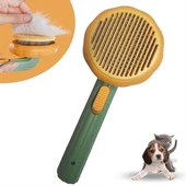 Kedi Köpek Bakım Yeşil Plastik Fırçası - 7