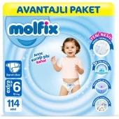 Molfix Bebek Bezi 6 Beden Extra Large Avantajlı Paket 114 Adet thumbnail 1