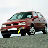 VW Golf 3 1991-1998 Ön Tampon Sol Reflektör Çiftli 1H0941777 - 1