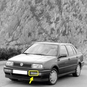 VW Vento 1991-1998 Ön Tampon Sol Reflektör Çiftli 1H0941777 - 1