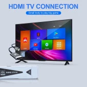 DOREKA Android Game Tv Stick 4K 64 GB Remote Control Hazıfa Kartı ve 2 Kablosuz Oyun Kolu Retro Game - 7