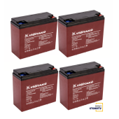 YİĞİT AKÜ 12 V 24 AH JEL AKÜ 4'LÜ SET EKİM 2024 ÜRETİM - 1