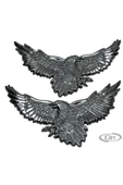 Araba Sticker Krom Kartal Model 2'li - 1