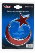 Araba Sticker Krom Bayrak Model Reflektörlü - 1