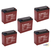 YİĞİT AKÜ 12 V 24 AH JEL AKÜ 5'Lİ SET EKİM-2024 ÜRETİM - 1