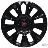 Jant Kapağı Kırılmaz Egea Parlak Siyah Model (1 ADET OLARAK) (Çıkartma Hediyeli) - 1