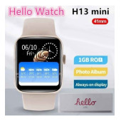 Hello Watch H13 Mini 1.75" TFT Ekran 41mm Kasa 1GB Depolama/Galeri/NFC Çift - 2
