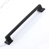 Gama 224 mm Siyah Kulp Metal Mobilya Çekmece Dolabı Mutfak Dolap Kulpları Kapak Kulbu Kulpu 22.4 cm - 3