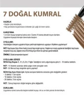 Neva Kaş Boyası %100 Vegan Amonyaksız 7 Doğal Kumral thumbnail 2