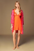 Pijama Gecelik Takım 1502 Gecelik Sabahlık 2'li Set - 2