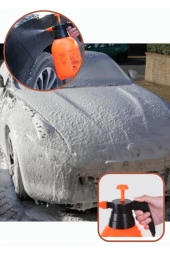 Oto Köpük Püskürtme Yıkama Pompası El Değmeden Araç Temizleme Basınçlı Oto Araç Köpük Püskürtme 2lt thumbnail 2