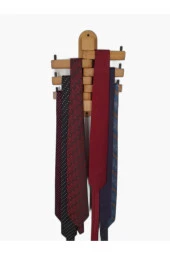 Duvara Monte Ahşap Elbise Askısı Portmanto Askılık Dekoratif Askı Askılık Natural Elbise Askısı - 3