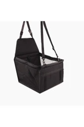 Araç Seyahat Kedi Köpek Evci Hayvan Taşıma Koltuğu Askılı Çanta Araba Yatağı - 3