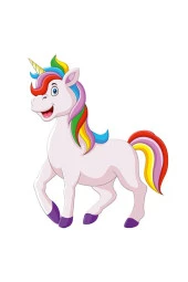 Çocuk Odası Duvar Saati Unıcorn Model Ve Unicorn Temalı Duvar Süsleri - 3