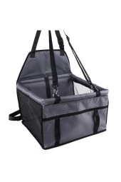 Araç Seyahat Kedi Köpek Evci Hayvan Taşıma Koltuğu Askılı Çanta Araba Yatağı - 1