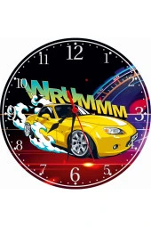 Çocuk Odası Temalı Duvar Saati Ve Temalı Duvar Süsleri - 1