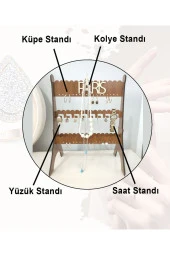 Takı Düzenleyici Takı Standı Takı Organizeri Kutusu Dekoratif Takı Standı Paris Temalı - 1