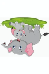 Çocuk Odası Duvar Saati Hayvanat Bahçesi Model Duvar Saati Ve Hayvan Temalı Duvar Süsleri - 6