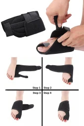 Ayak Başparmak Kemiği Çıkıntısı Bunyonu Düzeltici Halluks Valgus Ayak Sağlığı Ateli 1 Çift - 4