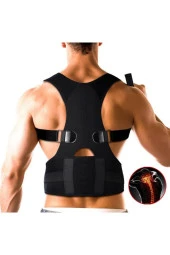 Unisex Kamburluk Önleyici Medikal Ortopedik Dik Duruş Korsesi Spor Sırt Dik Durma Korsesi Yeleği - 1