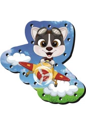 Montessori Ip Geçirme Ahşap Oyuncak Eğitici Oyuncak Delikli Renkli El Kas Zeka Geliştirici Oyuncak - 5