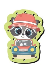 Montessori Ip Geçirme Ahşap Oyuncak Eğitici Oyuncak Delikli Renkli El Kas Zeka Geliştirici Oyuncak - 6