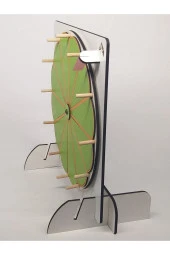 Eğitim Oyun Eğlence Çarkı- Rengarenk Yaz/sil Çarkıfelek Yazılıp Silinebilir Çarkıfelek Oyunu - 4