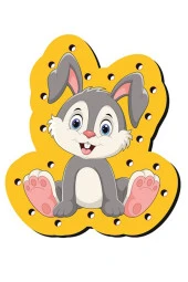 Ahşap Oyuncak Montessori Ip Geçirme Eğitici Oyuncak Delikli Renkli El Kas Zeka Geliştirici Oyuncak - 6