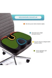 Ortopedik Visko Oturma Minderi Basur Hemeroid Yastığı - 5