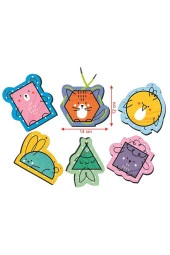 Ahşap Oyuncak Montessori Ip Geçirme Eğitici Oyuncak Delikli Renkli El Kas Zeka Geliştirici Oyuncak - 1