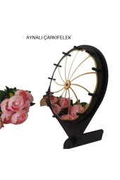 Eğitim Oyun Eğlence Çarkı- Rengarenk Yaz/sil Çarkıfelek Yazılıp Silinebilir Çarkıfelek Oyunu Aynalı - 1