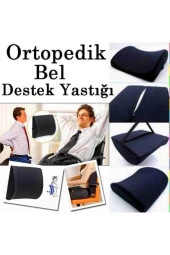 Ortopedik Koltuk Minderi Araç Sandalye Bel Sırt Desteği Yastığı - 2